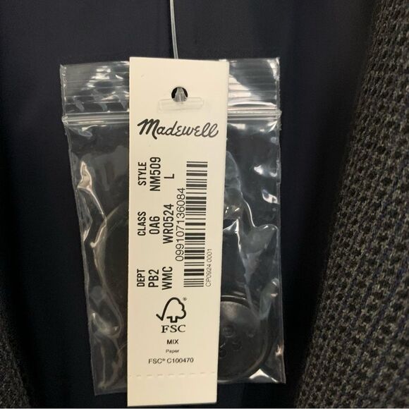 Madewell Blazer L Winter Wardrobe Cold Weather Layer - Picture 9 of 12
